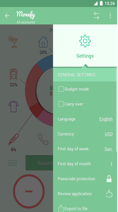 Monefy - Money Manager screenshot 1